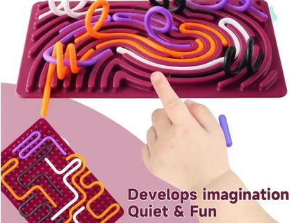 Sensor Activity Board Silicone Montessori Toy